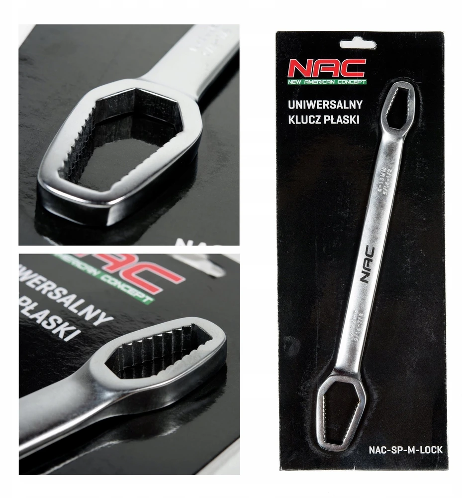 NAC KLUCZ PŁASKI Daugiafunkcinis 8-22mm