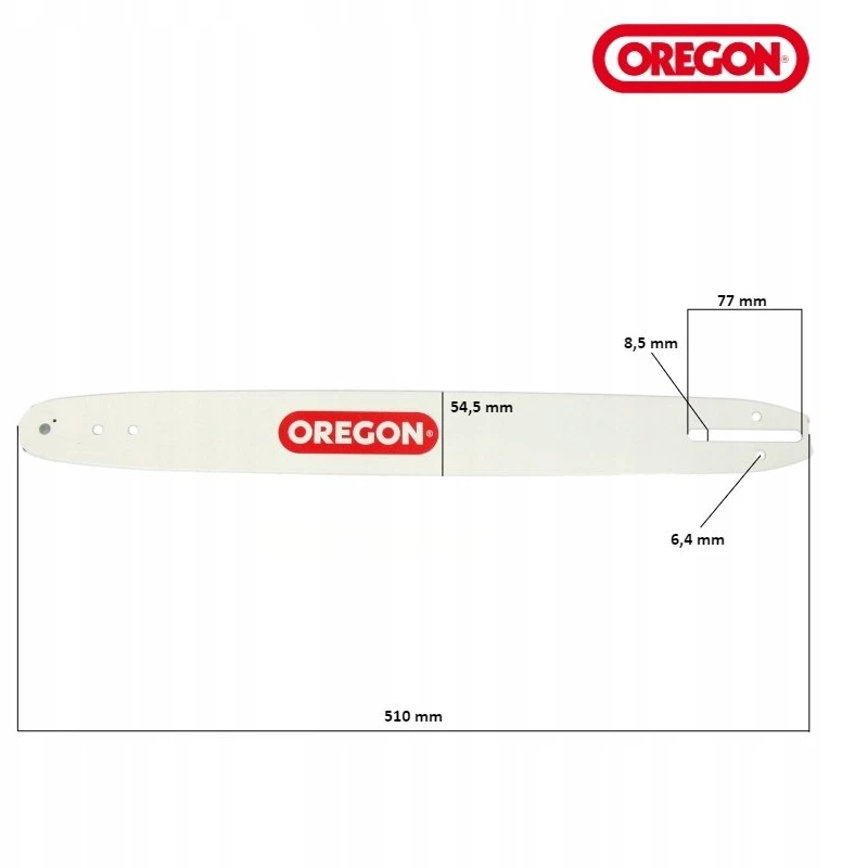 NAC Grandininio pjūklo pjovimo juosta Oregon 180SDEA041; 18''; 45 cm; 3/8''; 62; 1,3 mm