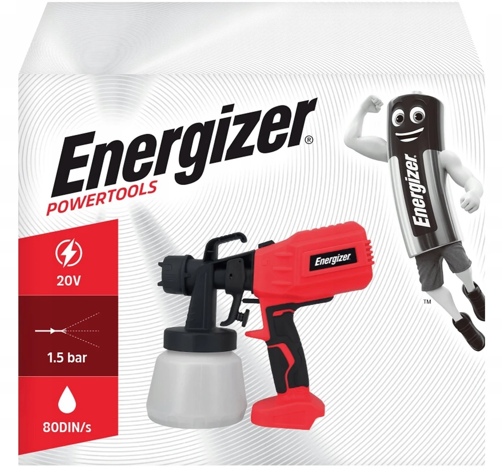 NAC Energizer 3SG02 dažų purkštuvas su pakuote