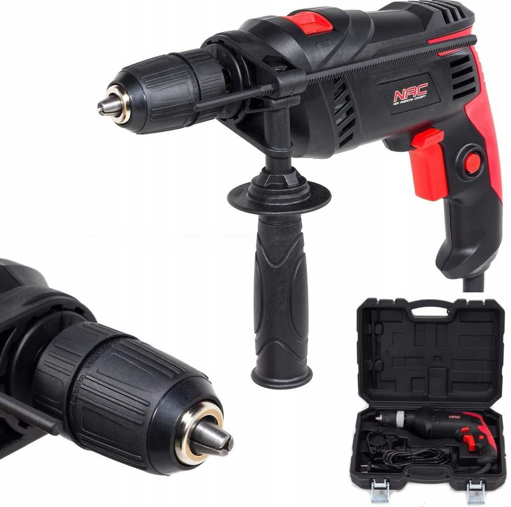 NAC smūginis gręžtuvas 800W IDE80-B-PT