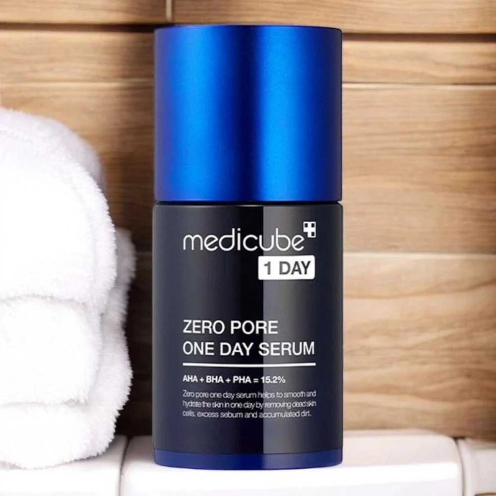 Medicube Zero Pore One-day Serumas Išsiplėtusioms Poroms su Rūgštimis, 30 ml