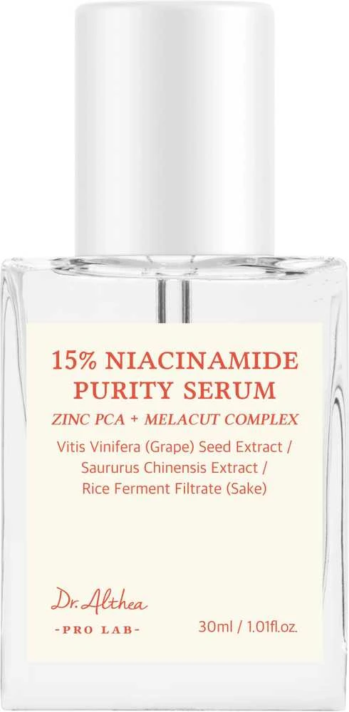 Dr. Althea 15% Niacynamide Purity Serum maitinantis veido serumas, 30 ml