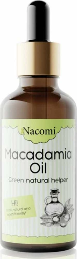 Nacomi Macadamia Oil Makadamijų aliejus su pipete 50ml