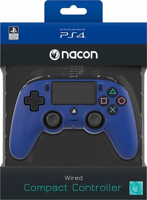 Pad Nacon Compact (PS4OFCPADBLUE)