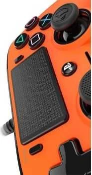 NACON PS4OFCPADORANGE žaidimų valdiklis Žaidimų pultelis PlayStation 4 Analoginis / skaitmeninis Oranžinė