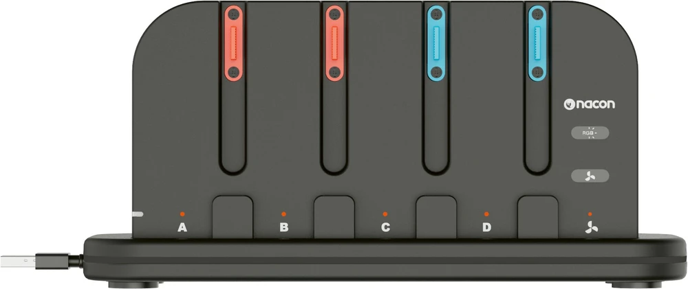 „Nacon Nintendo Switch 2“ kelių įkrovimų stotelė RGB
