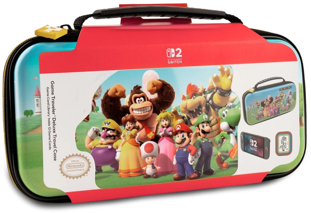 Nacon Deluxe Nintendo Switch 2 kelioninis dėklas | Super Mario