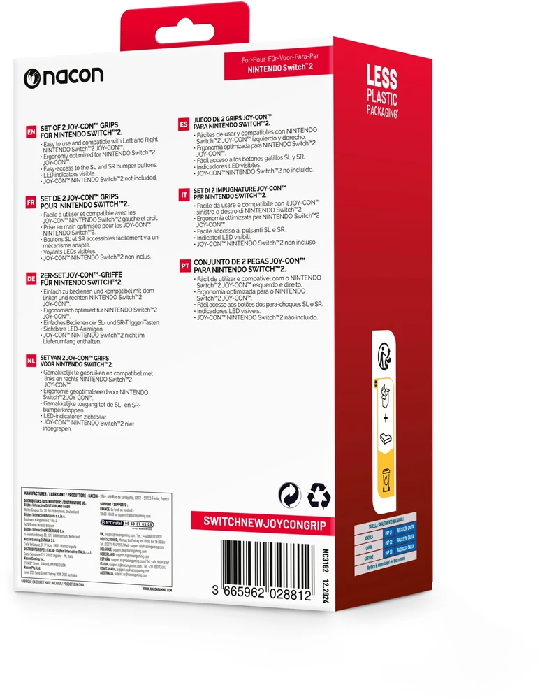 Nacon Nintendo Switch 2 Joy-Con dėklai