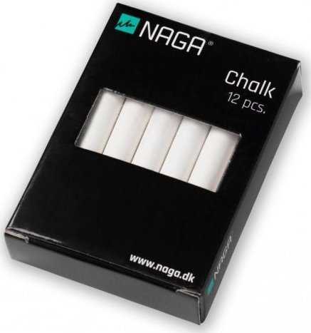 NAGA kreidelės lentoms 12 vnt. pakuotėje, kreidelė 10,8x2x5,5 mm (1 vnt.)