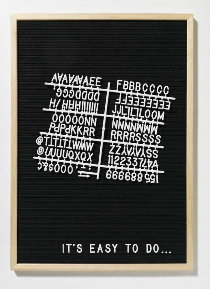 NAGA Extra set baltas letters for Letter board - (161 pce pr. )