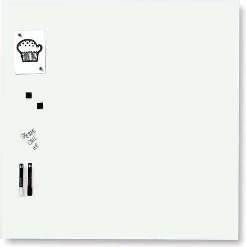 NAGA Magnetinis stiklas 40x60cm baltas (10502)
