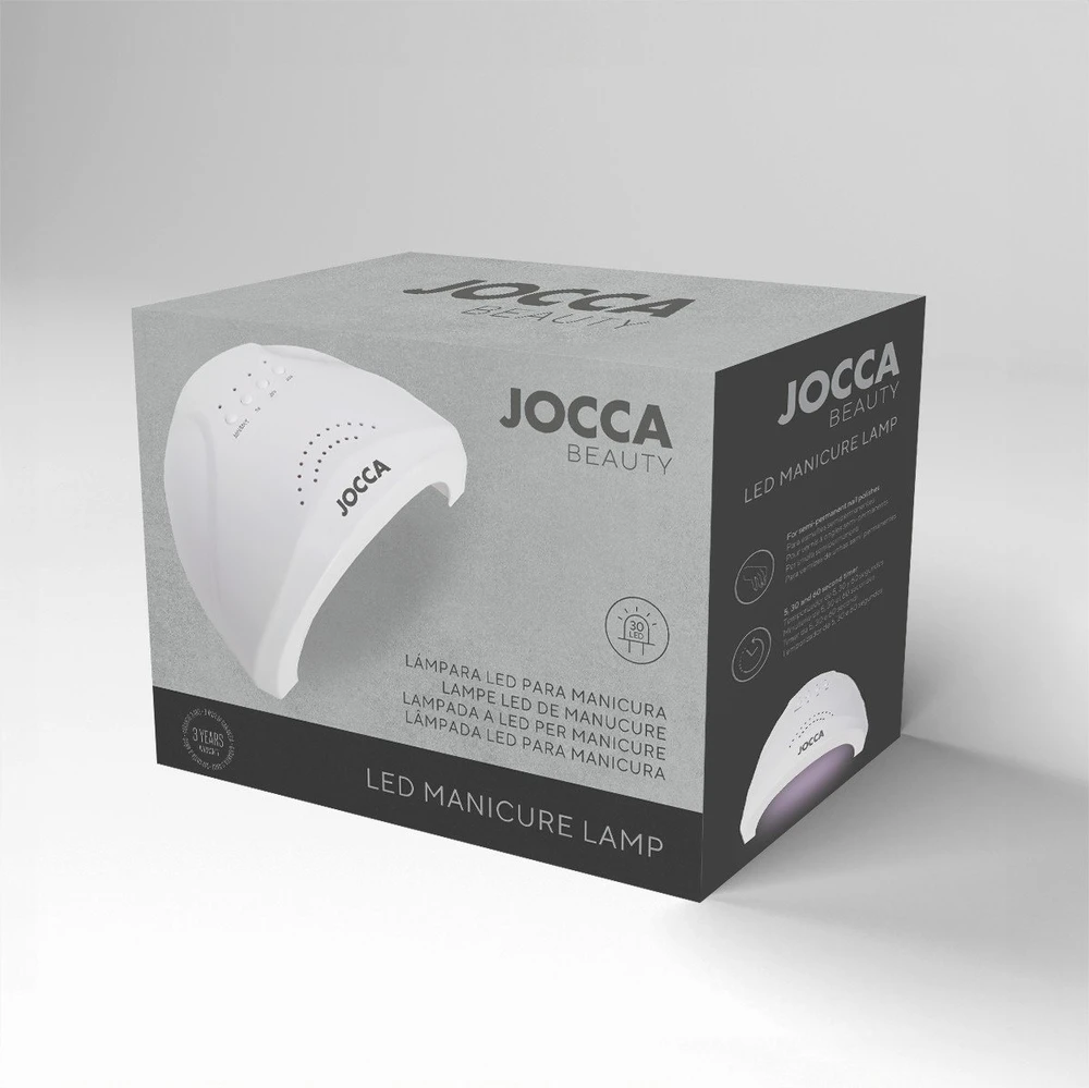 Nagų lempa Jocca Manicure LED 30 48W/80W 365-405 nm Balta