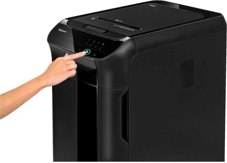 Fellowes Cross-Cut | AutoMax 550C | Juodas | Popieriaus smulkinimas | Kompaktinių diskų smulkinimas | Kreditinių kortelių smulkinimas