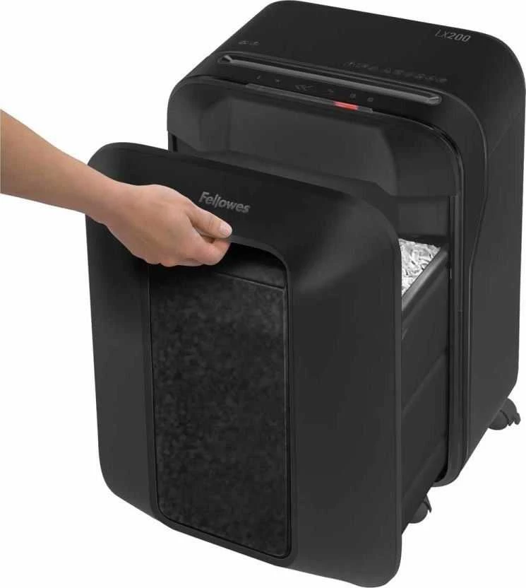Fellowes Micro-Cut | LX200 | Juodas | Popieriaus smulkinimas | Kreditinių kortelių smulkinimas | Tradicinis
