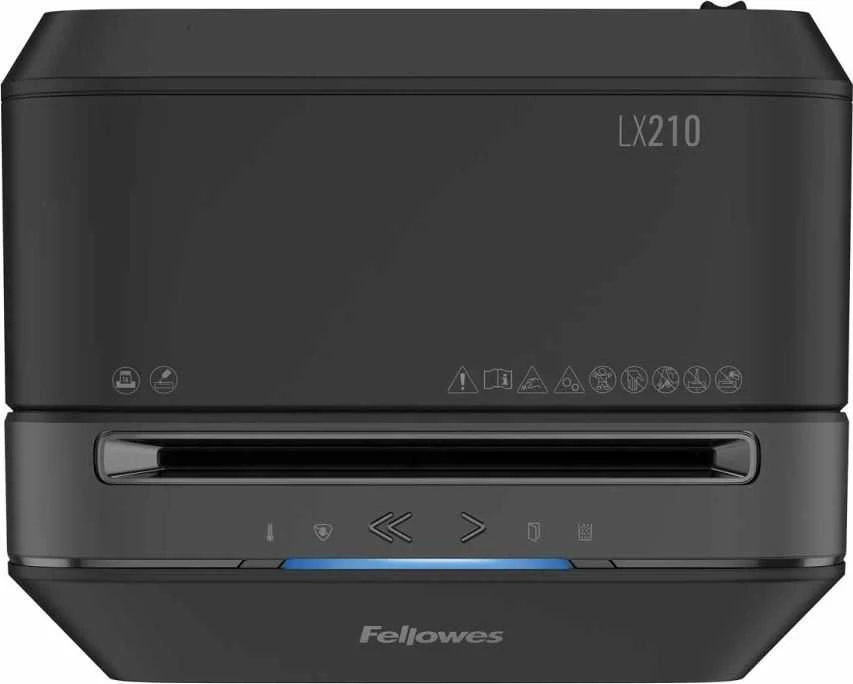 Fellowes Micro-Cut | LX210 | Juodas | Popieriaus smulkinimas | Kreditinių kortelių smulkinimas | Tradicinis