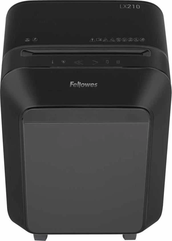 Fellowes Micro-Cut | LX210 | Juodas | Popieriaus smulkinimas | Kreditinių kortelių smulkinimas | Tradicinis