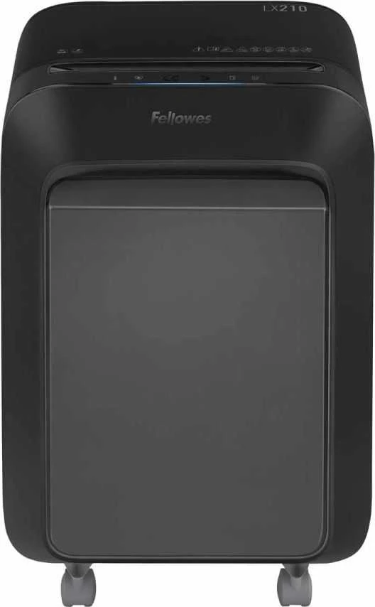Fellowes Micro-Cut | LX210 | Juodas | Popieriaus smulkinimas | Kreditinių kortelių smulkinimas | Tradicinis