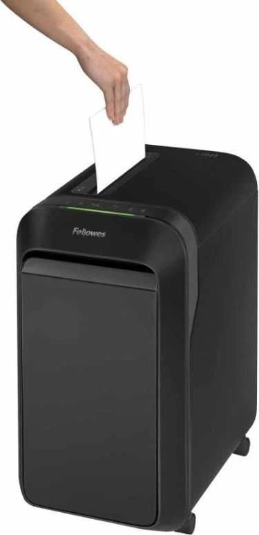 Fellowes MicroShred | LX221 | Juodas | Popieriaus smulkinimas | Kreditinių kortelių smulkinimas | Tradicinis