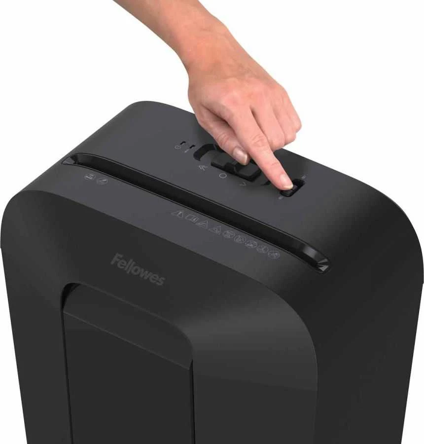 Fellowes Powershred | LX50 | Juodas | 17 L | Kreditinių kortelių smulkinimas | Popieriaus apdorojimo standartas / išvestis 9 lapai per eigą | Skersinis smulkintuvas | Garantija 24 mėn.