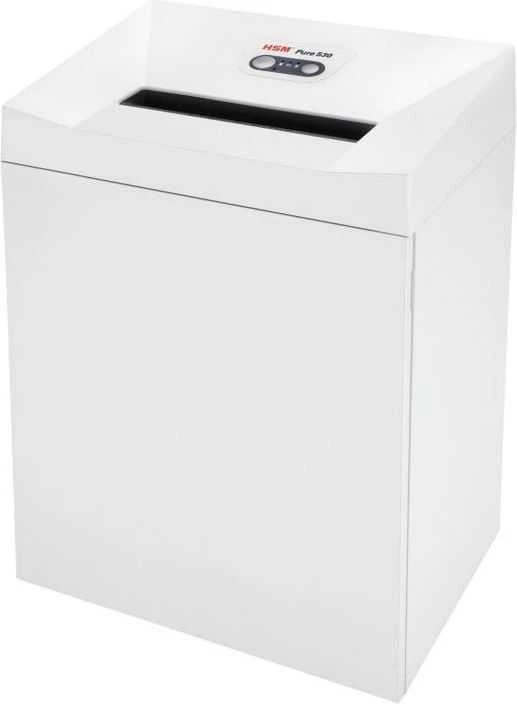 HSM 2350111 HSM Pure 530 - juostelės 3,9 mm / 19-21 lapas 80 g / 80 l šiukšliadėžė / P-2