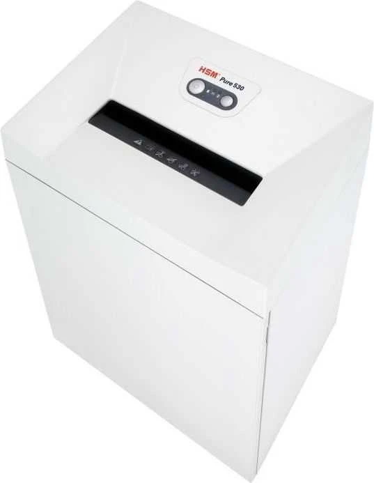 HSM 2350111 HSM Pure 530 - juostelės 3,9 mm / 19-21 lapas 80 g / 80 l šiukšliadėžė / P-2