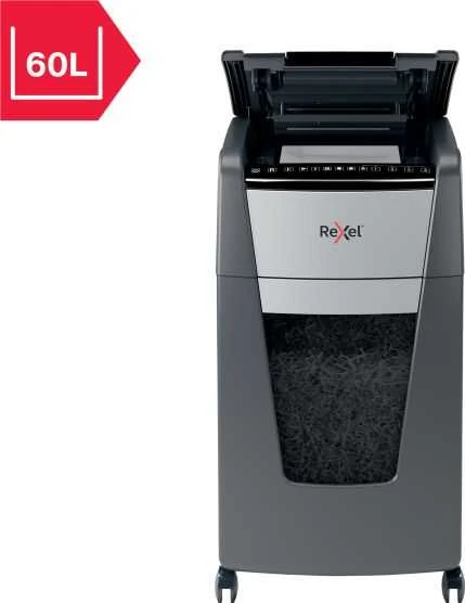 Automatinis dokumentų naikiklis Rexel Optimum Autofeed 300X, 4x25mm, P4, 60l