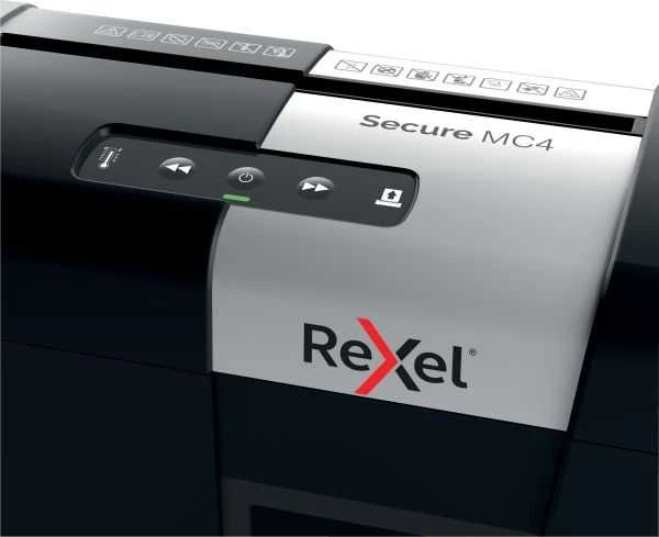 Dokumentų naikiklis Rexel Secure MC4, Whisper-Shred™, P-5, 2x15mm, 14L
