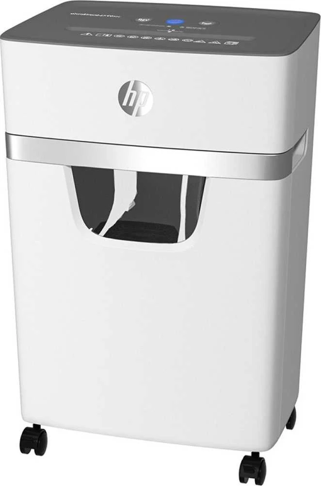 Popieriaus Smulkintuvas - HP Oneshred 10MC, Mikro Pjaustymas, P-5, 10 Kortelių, 20 L, Šviesiai Pilkas