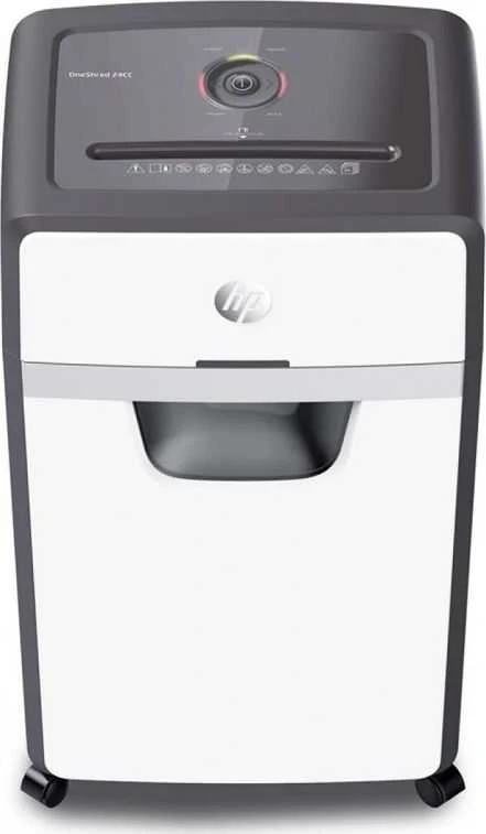 Hewlett Packard (HP) Popieriaus Smulkintuvas - HP Oneshred 24CC, P-4, 24 Kortelės, 30 l, Šviesiai Pilka