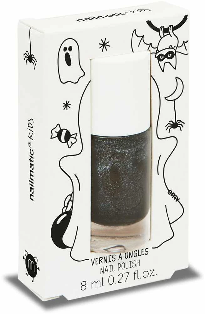 Nailmatic Nailmatic Kids bērnu nagu laka uz ūdens bāzes 8ml CASPER- melna CASPER