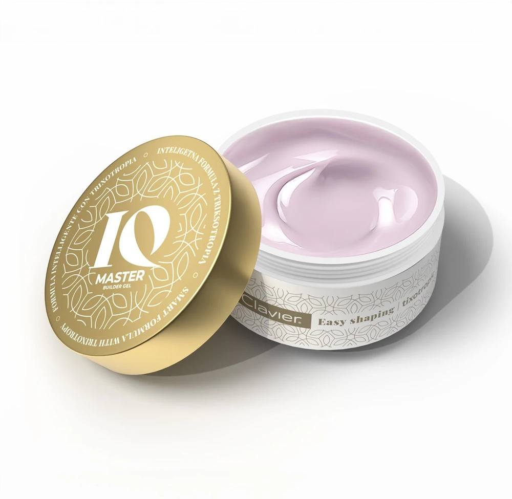 Nailu Clavier IQ Master Rose tiksotropinis statybinis gelis 50g