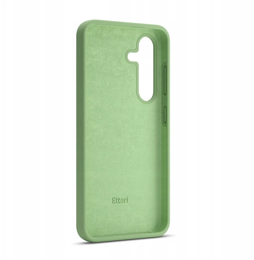 Etteri silikoninis dėklas Samsung Galaxy S25 Ultra, šviesiai žalias