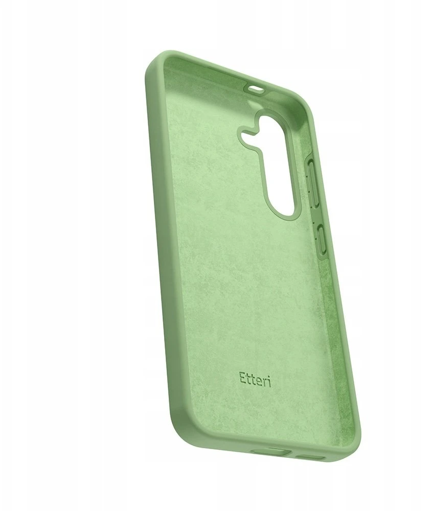 Etteri silikoninis dėklas Samsung Galaxy S25 Ultra, šviesiai žalias