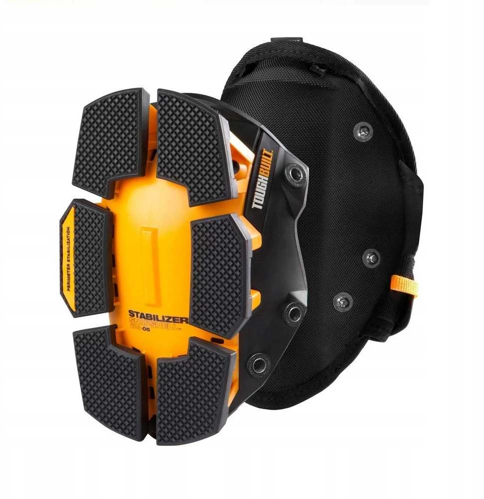 Toughbuilt kelių apsaugos su stabilizavimo apvalkalu