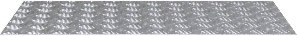 Laiptų danga 4 vnt. 100 x 50 cm Sidabro Aliuminis Stačiakampio
