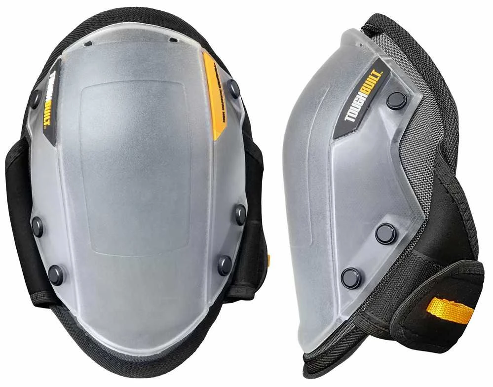 Toughbuilt kelių apsaugai su skaidriu gaubtu