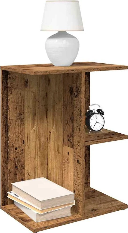 Naktinės spintelės, 2vnt., medienos, 46,5x29x61cm, mediena
