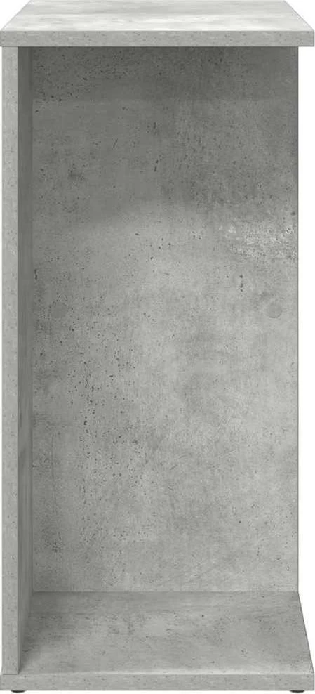 Naktinės spintelės, 2vnt., pilka, 46,5x29x61cm, mediena