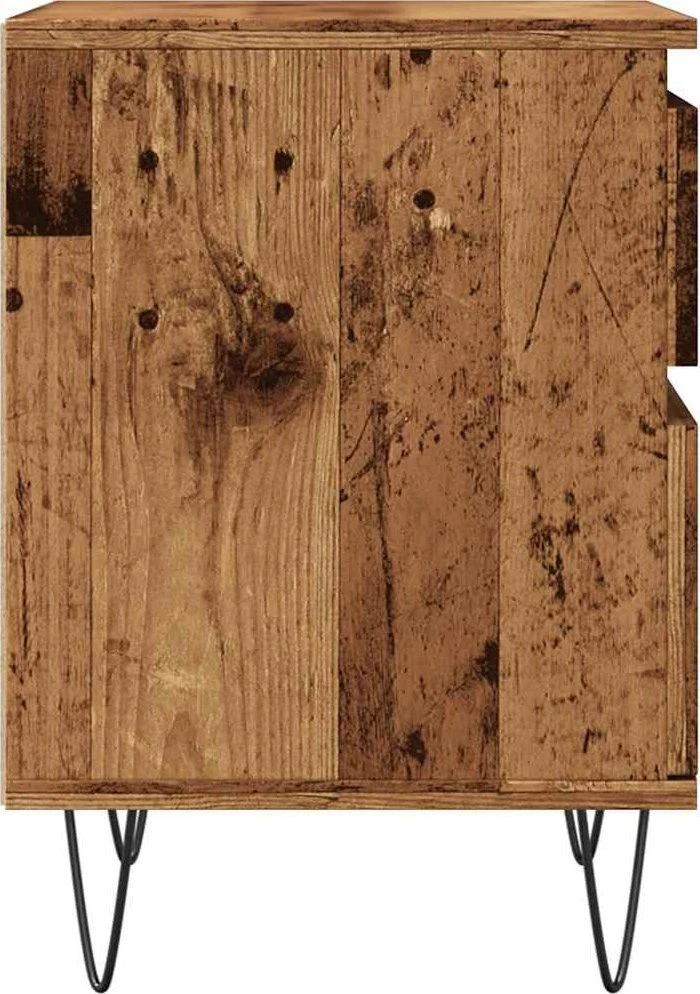 Naktinės spintelės, 2vnt., medienos, 40x35x50cm, mediena