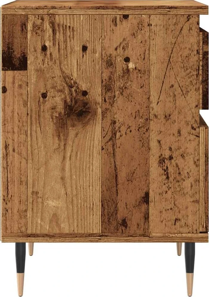 Naktinės spintelės, 2vnt., medienos, 40x35x50cm, mediena