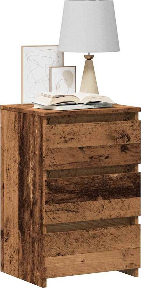 Spintelė prie lovos Old Wood 40x35x62,5 cm Engineered Wood