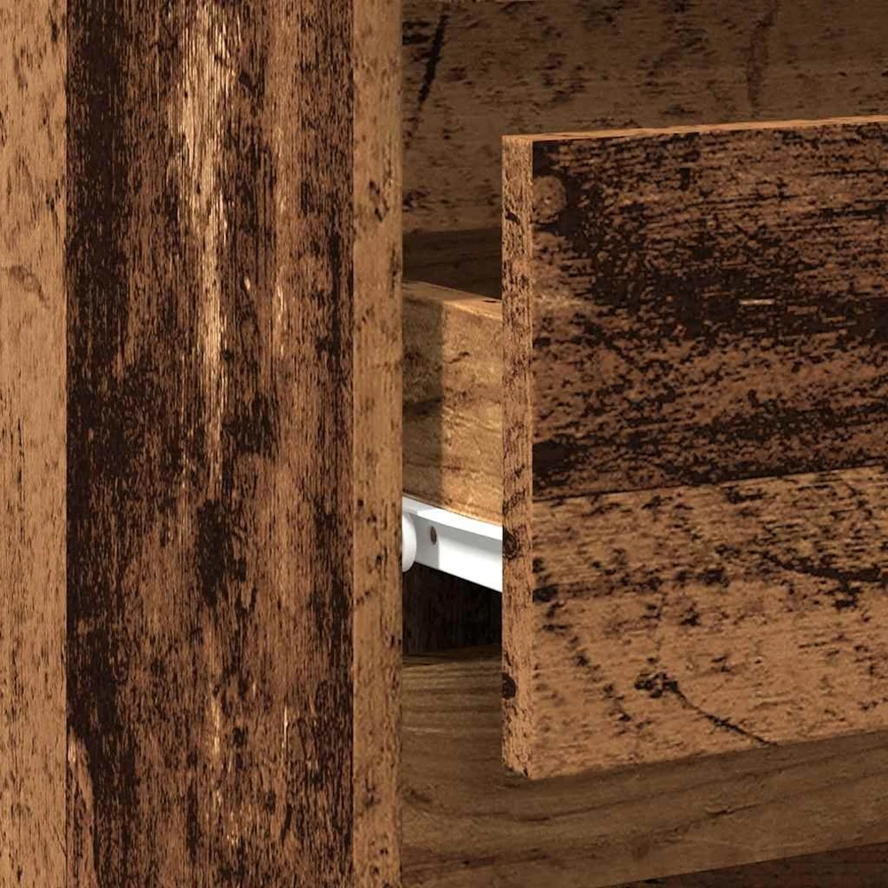 Spintelė prie lovos Old Wood 40x35x62,5 cm Engineered Wood