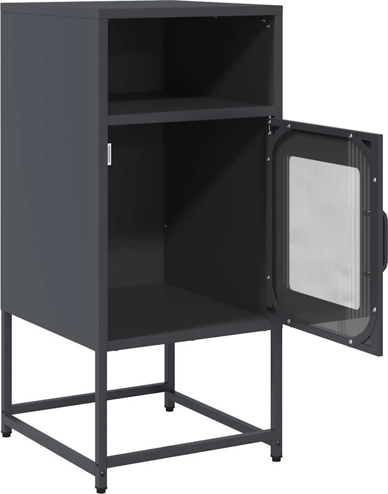 lovos spintelė antracitas 36x39x78 cm šaltai valcuotas plienas