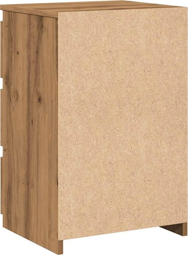 Naktinė spintelė, artisano ąžuolo, 40x35x62,5cm, mediena