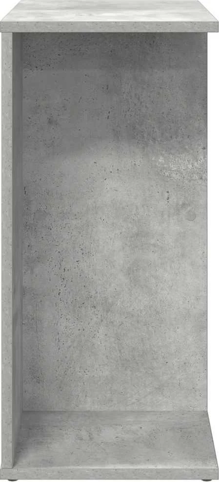Naktinis staliukas, pilka, 46,5x29x61cm, apdirbta mediena
