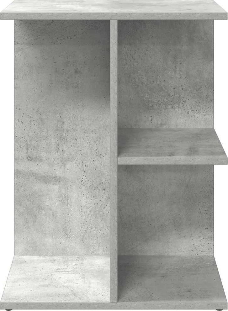 Naktinis staliukas, pilka, 46,5x29x61cm, apdirbta mediena