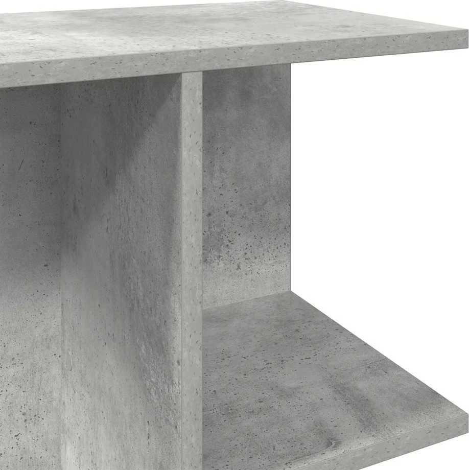 Naktinis staliukas, pilka, 46,5x29x61cm, apdirbta mediena