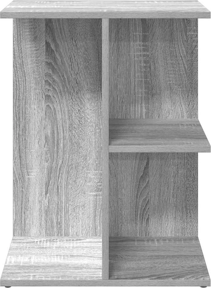 Naktinis staliukas, pilka, 46,5x29x61cm, apdirbta mediena
