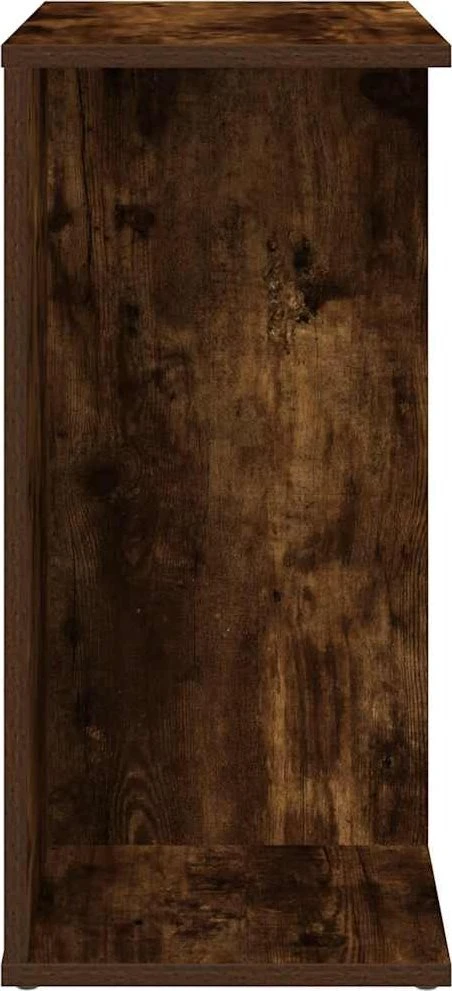 Naktinis staliukas, dūminio, 46,5x29x61cm, apdirbta mediena