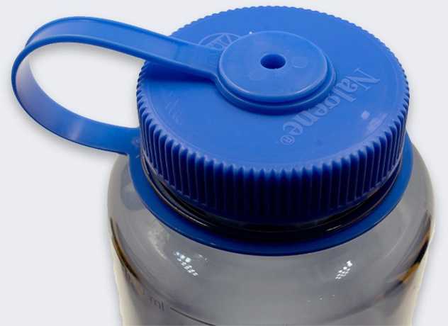 Nalgene plačiakaklis gertuvė WM 1L pilka